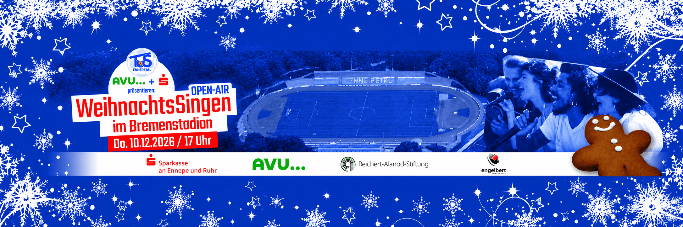 Open-Air-Weihnachtssingen im Bremenstadion – 10.12.2026, 17 Uhr