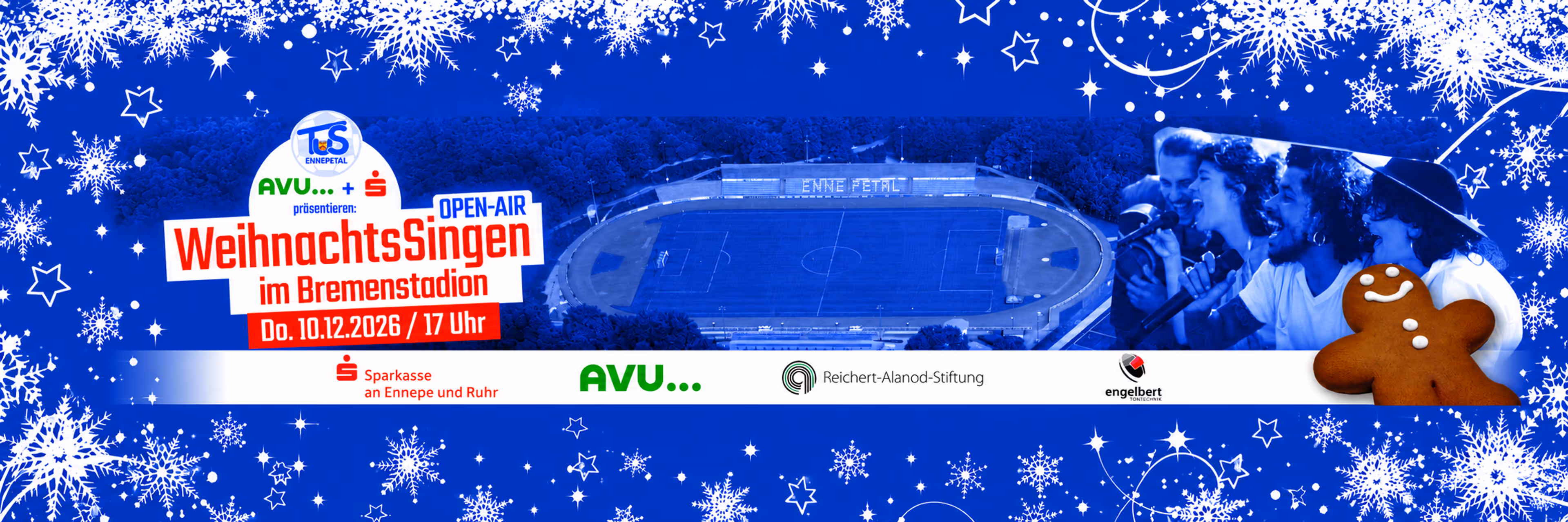 Open-Air-Weihnachtssingen im Bremenstadion – 10.12.2026, 17 Uhr